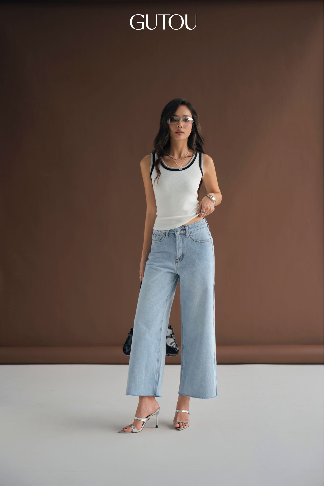 [ GUTOU ] Quần Jeans Suông Elegant Jeans