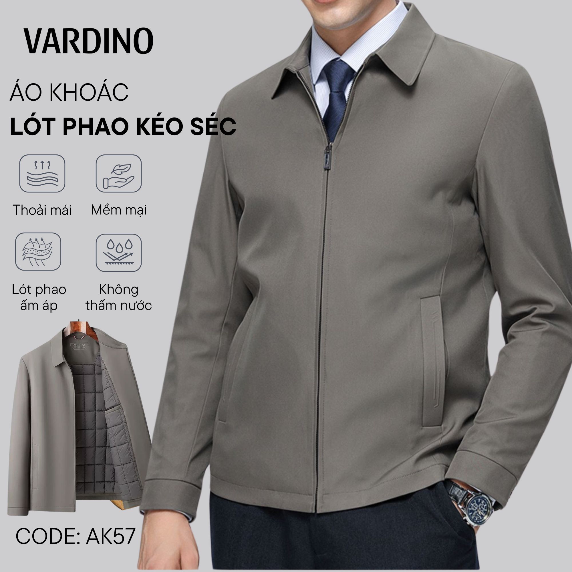 Áo khoác chần bông Vardino AK57_thumbnail_3