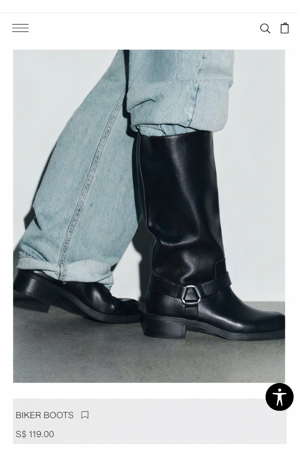 G214 GIÀY BOOT NỮ ĐEN_thumbnail_10