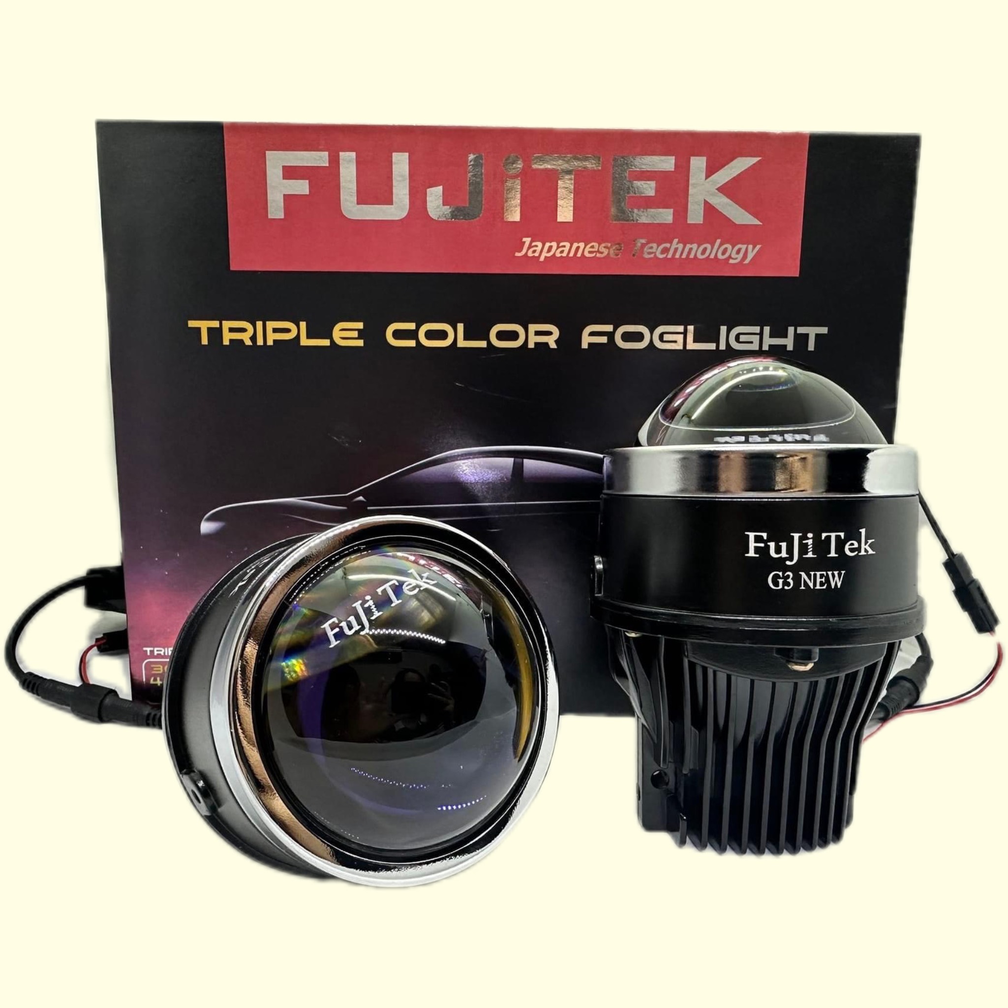 Fujitek G3 New Đèn bi gầm Led 3 màu_thumbnail_2