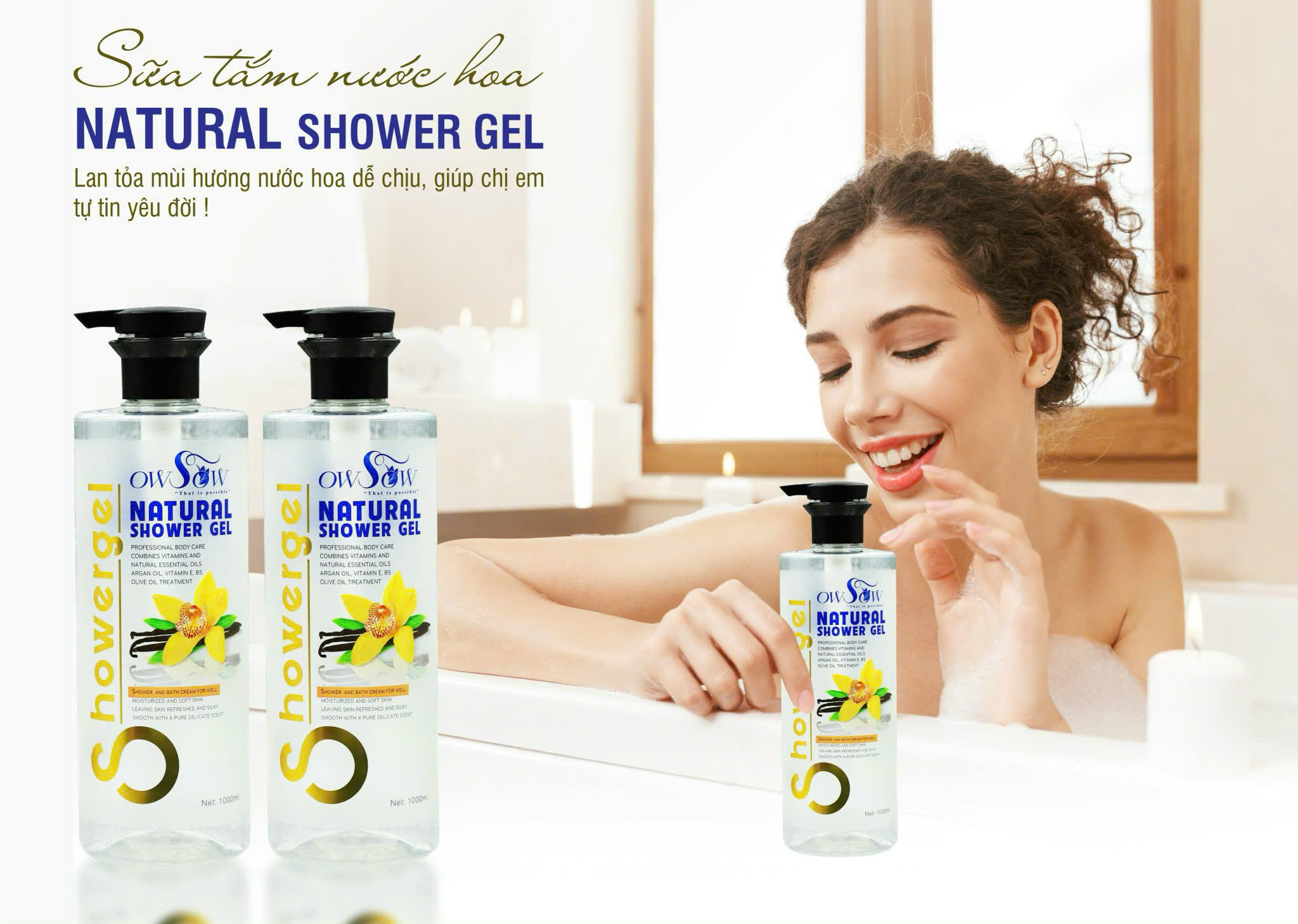 SỮA TẮM THƯỢNG LƯU DE'GATE 1000ml