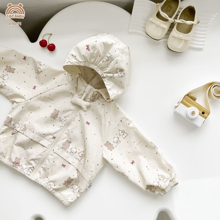 Áo khoác gió BE họa tiết gấu cún_thumbnail_5