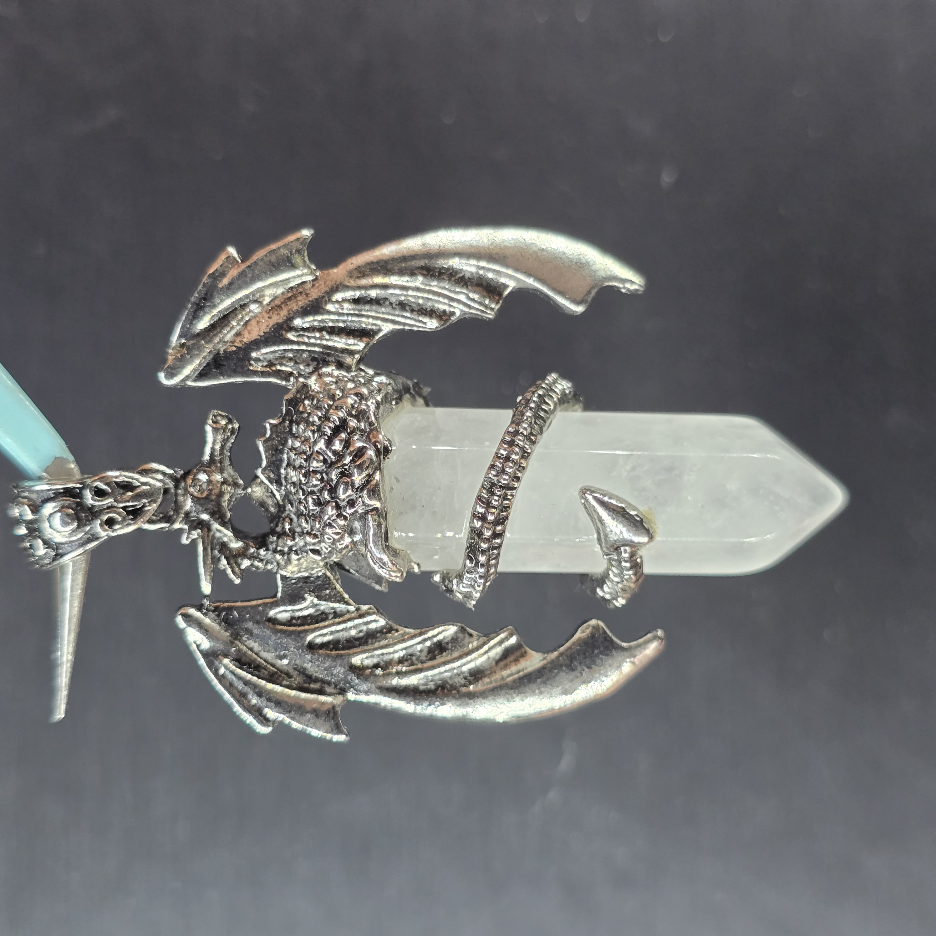 Con Lắc Cảm Xạ Pendulum Đá Tự Nhiên Hình Rồng