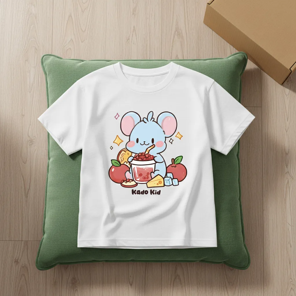 Áo thun bé trai bé gái 12 con giáp tuổi Tý Kado 3157_thumbnail_6