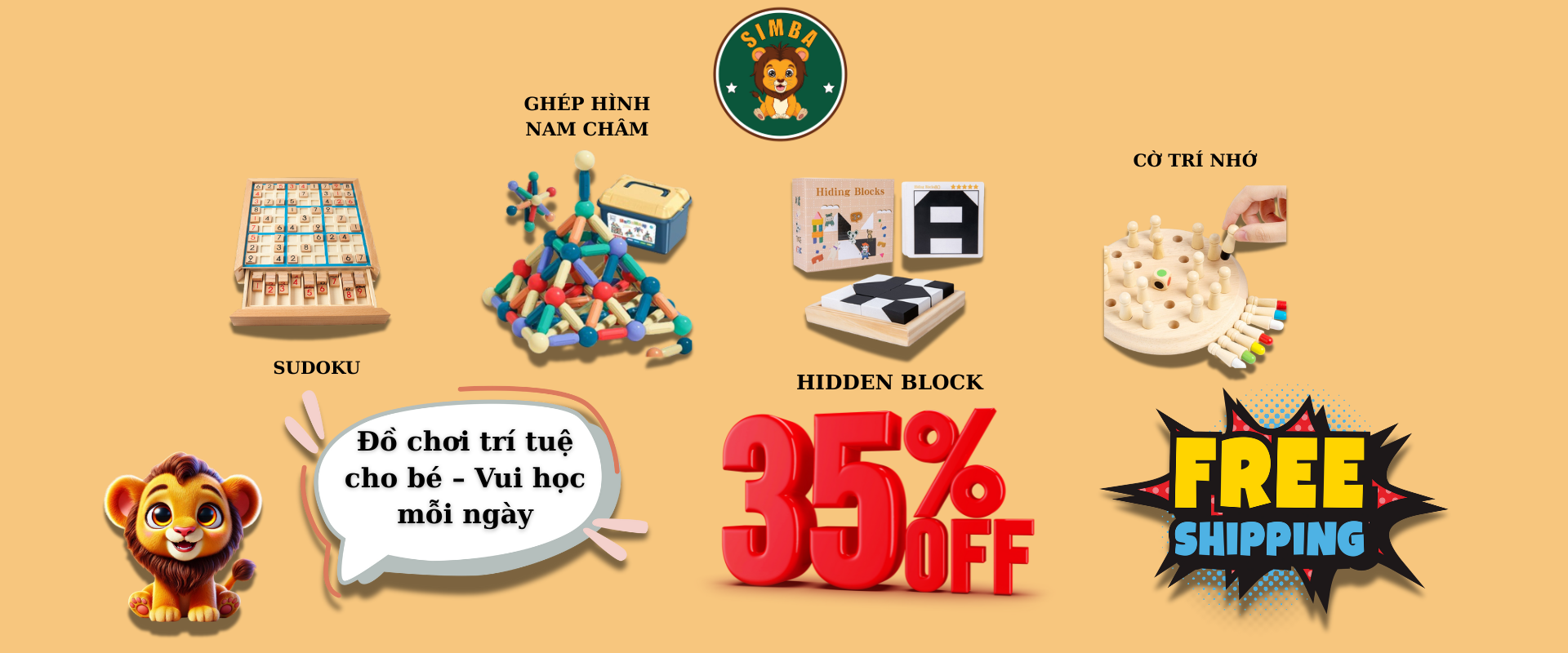 Đồ chơi trí tuệ cho bé – Vui học mỗi ngày (1920 x 800 px)