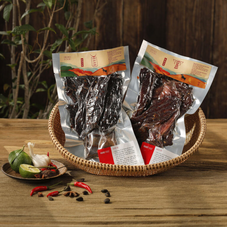 Combo thịt trâu gác bếp và thịt gác lợn gác bếp