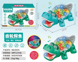 CÁ SẤU ĐIỆN BÁNH RĂNG( NHẠC+ĐÈN)
