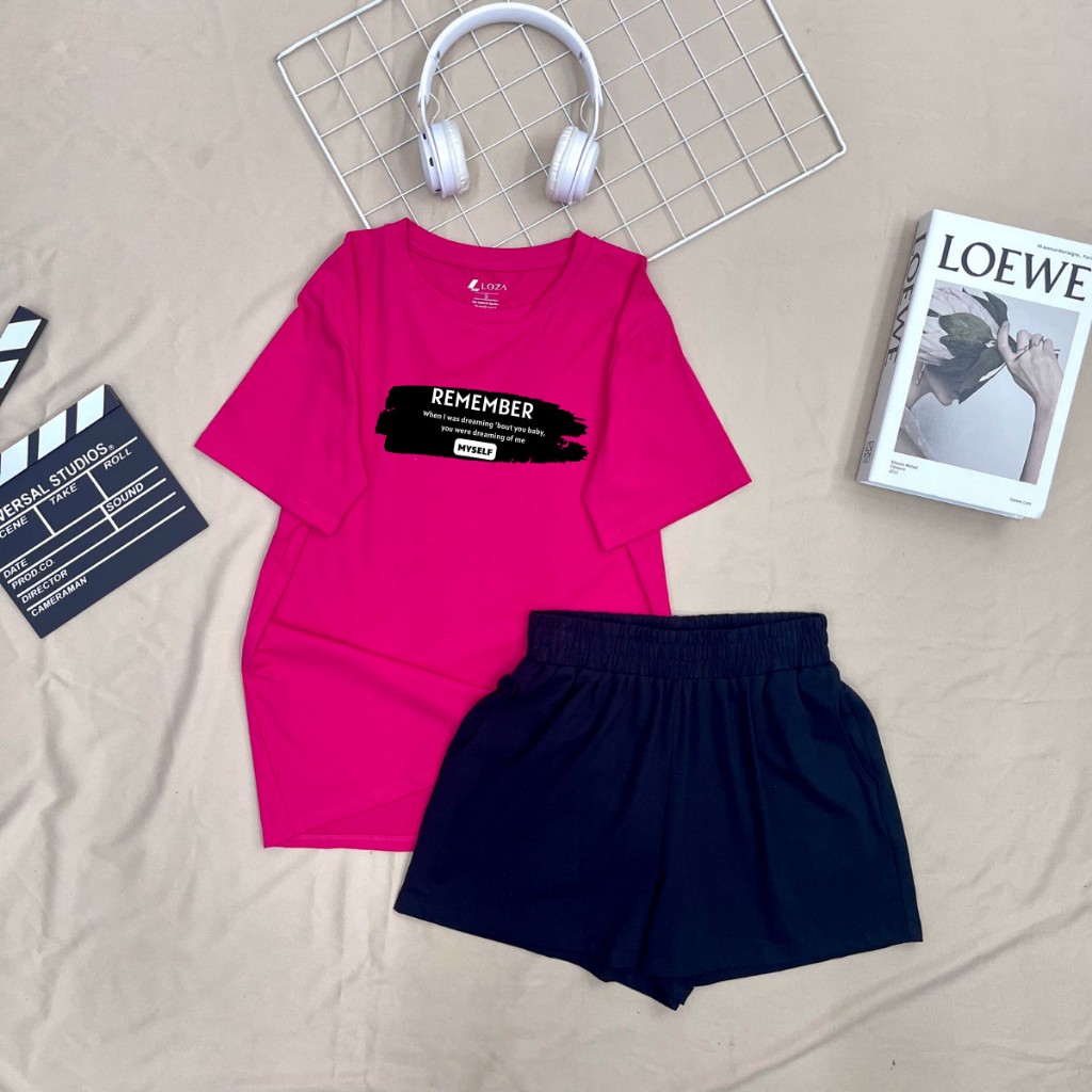 Đồ bộ nữ LOZA 'Remember' form rộng - Set đồ nữ mùa hè chất liệu thun cotton 4 chiều - BP15_thumbnail_11