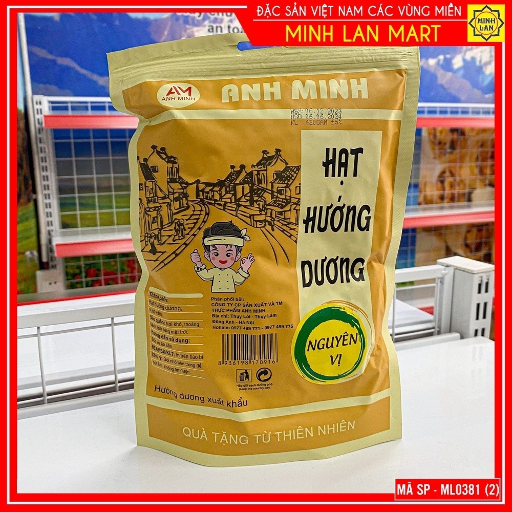 Hướng dương nguyên vị gói 420g - Đặc Sản Bốn Phương_thumbnail_4