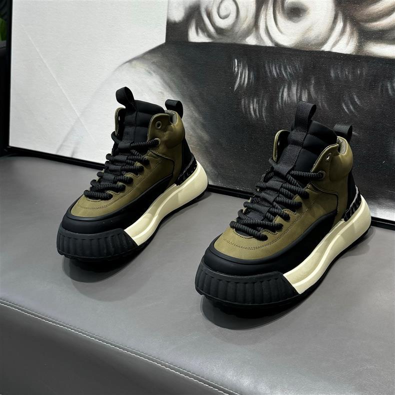 GA261 – Giày nam 2025, đế giữa mới mùa xuân, đế dày, dây buộc, đa năng, thể thao & thường ngày