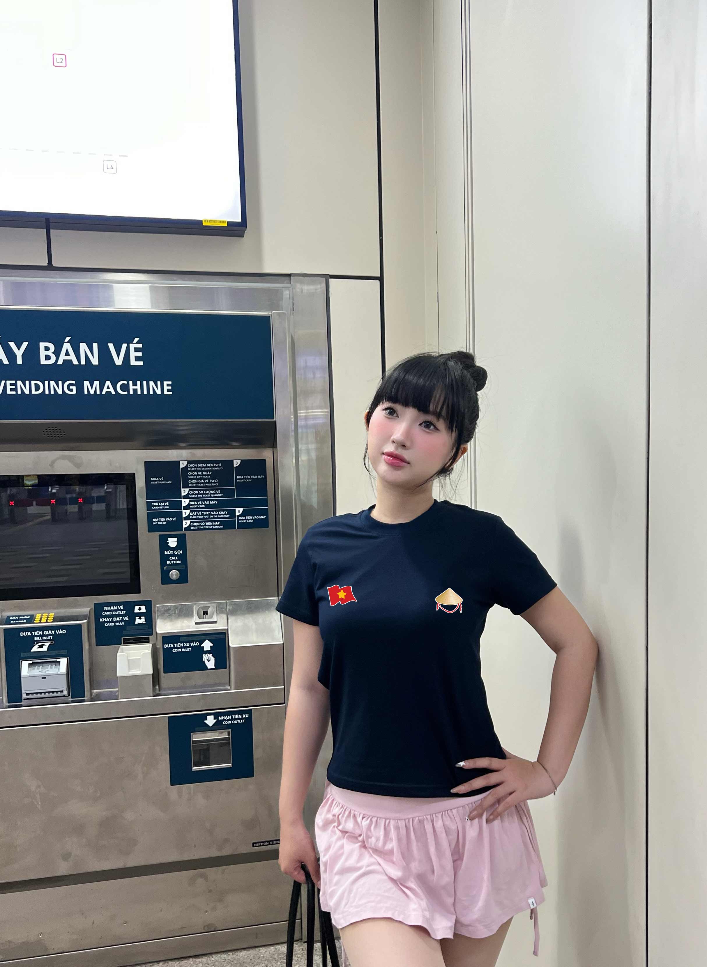 Áo baby tee ôm eo Việt Nam tôi yêu 2213 Miucho cổ tròn vải cotton 4c co giãn thoáng mát in mix_thumbnail_3