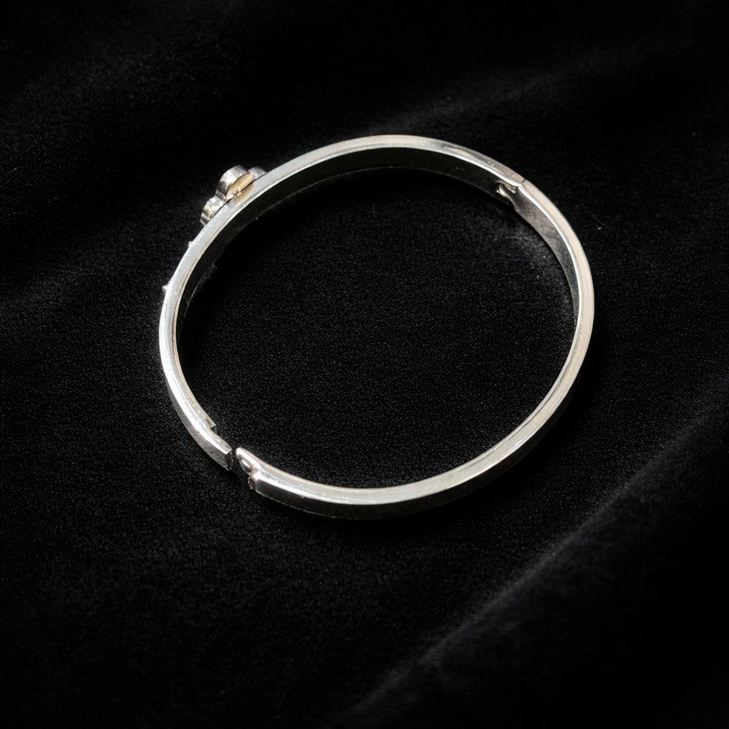 Vòng tay cuff vancleef trắng_thumbnail_2