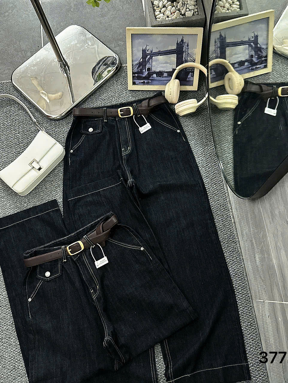 Quần suông túi kiểu bigsize QJ377 dành cho nàng mũm mĩm từ 55-90kg_thumbnail_10