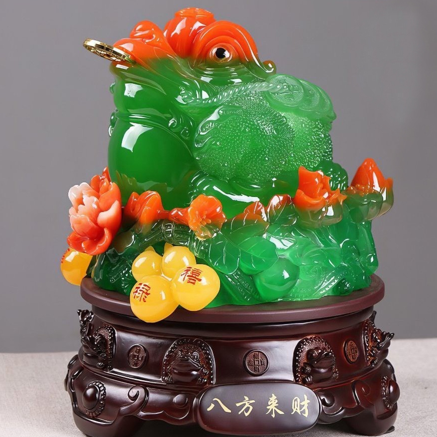 Cóc Ngậm Tiền Thiềm Thừ , Tỳ Hưu Phong Thủy ( Nhiều Kích Cỡ ) Chiêu Tài Hút Lộc - Phong Thủy Hà Gốm_thumbnail_4