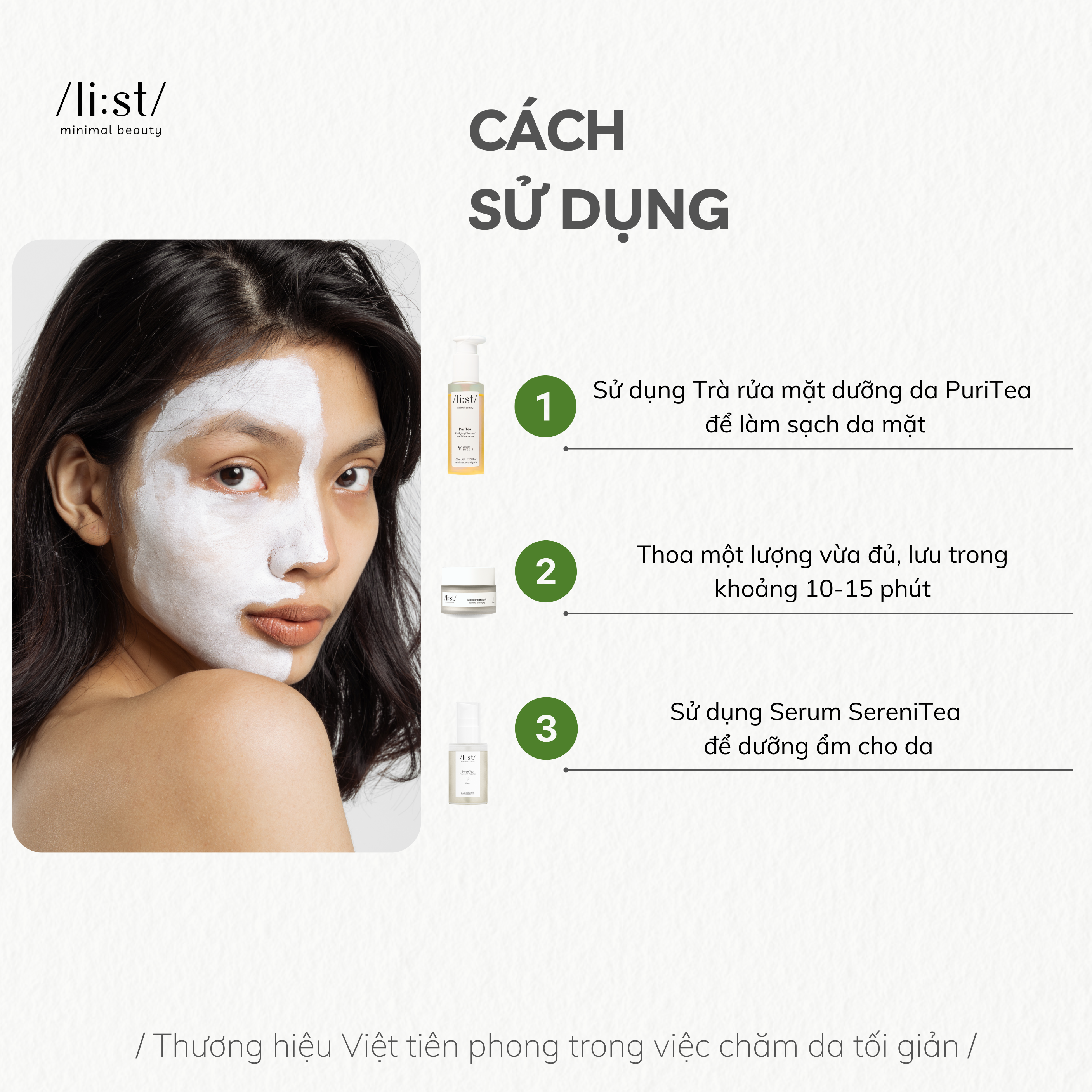 Mặt Nạ Đất Sét Tảo Biển Li:st Hút Dầu Thừa, Phục Hồi, Cân Bằng Vi Sinh Và Không Gây Khô Căng Mask of Easy Life 30g_thumbnail_6