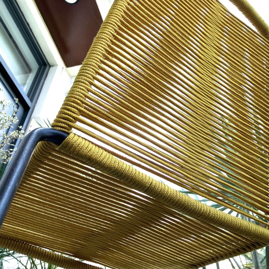 Ghế đan dây Pang Chair Modloft yellow_thumbnail_4