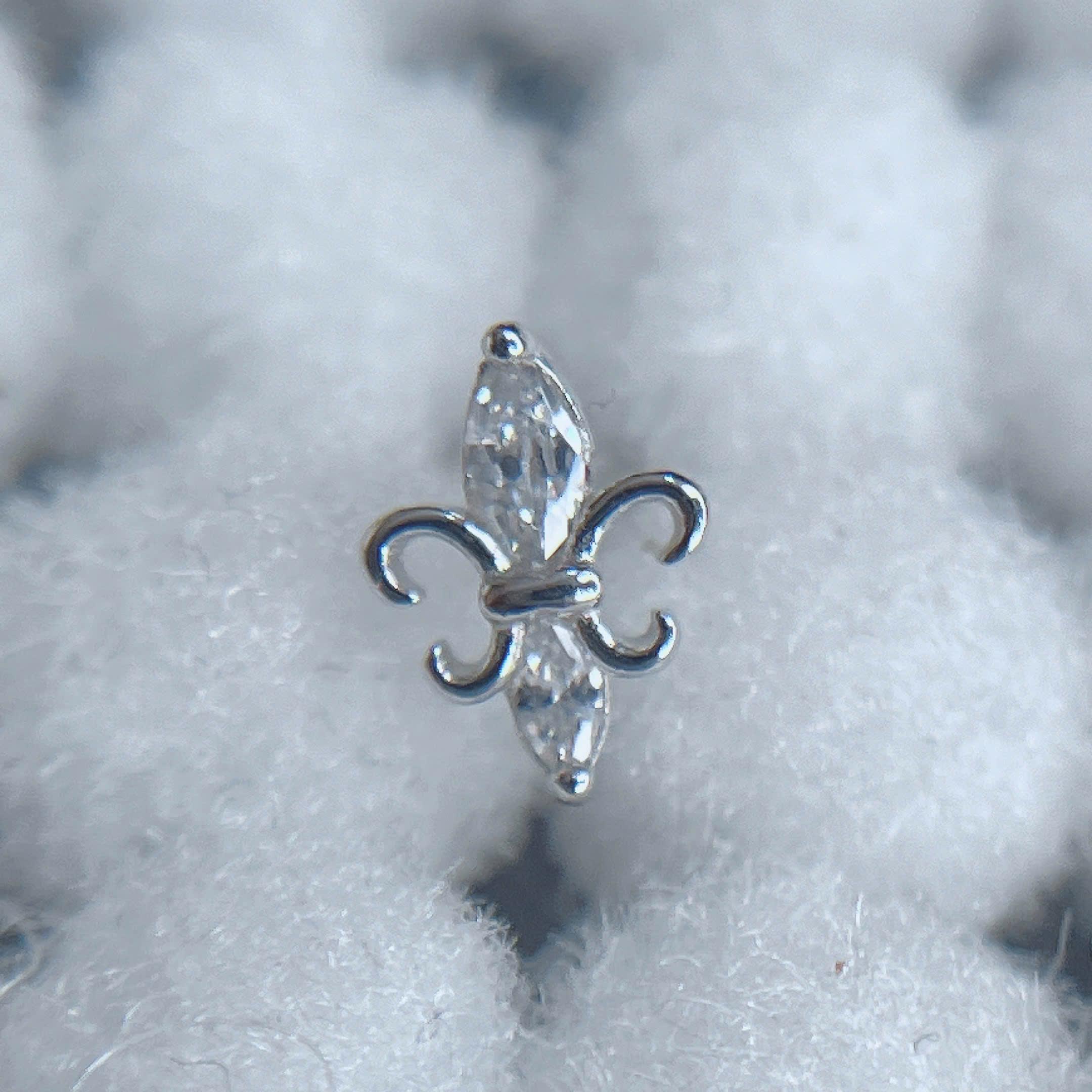 Khuyên kiểu bạc chrome xi bạch kim