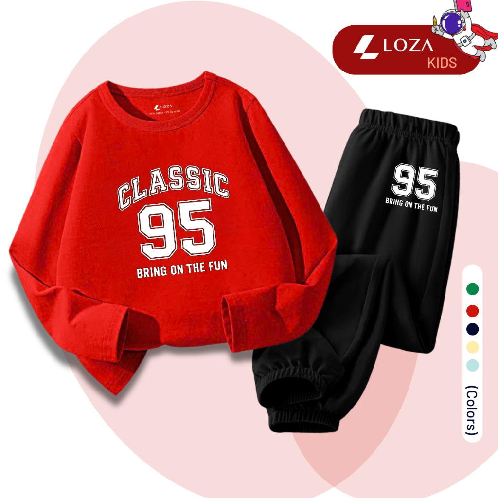 Bộ Thu - Đông bé trai in số 95 - Loza Kids BW455