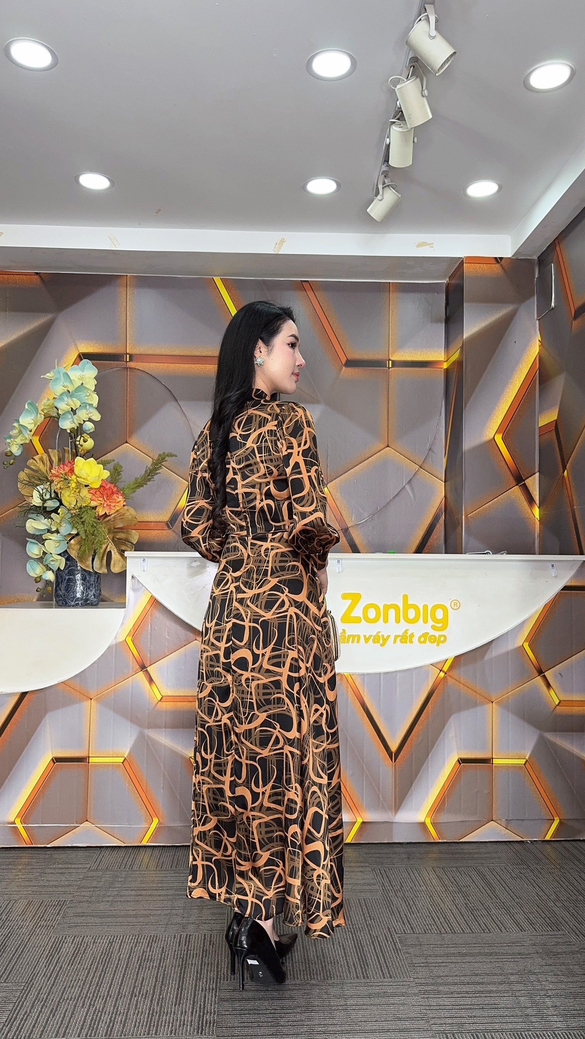 Đầm xòe - Y1887 - Thương hiệu Zonbig_thumbnail_2
