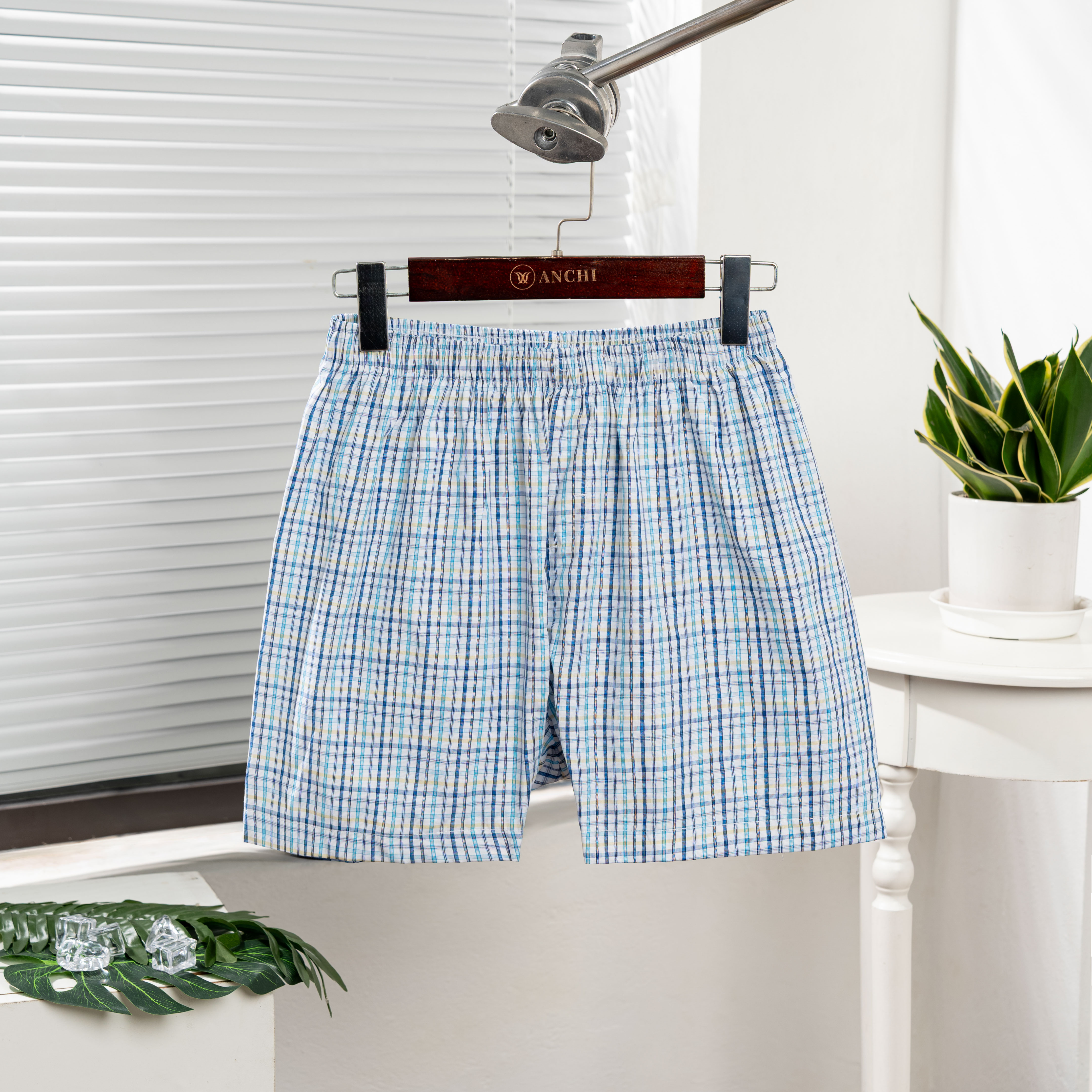 Combo 4 Quần Đùi Sáng Tối Cotton Nam Trung Niên Không Đường May Sườn_thumbnail_4