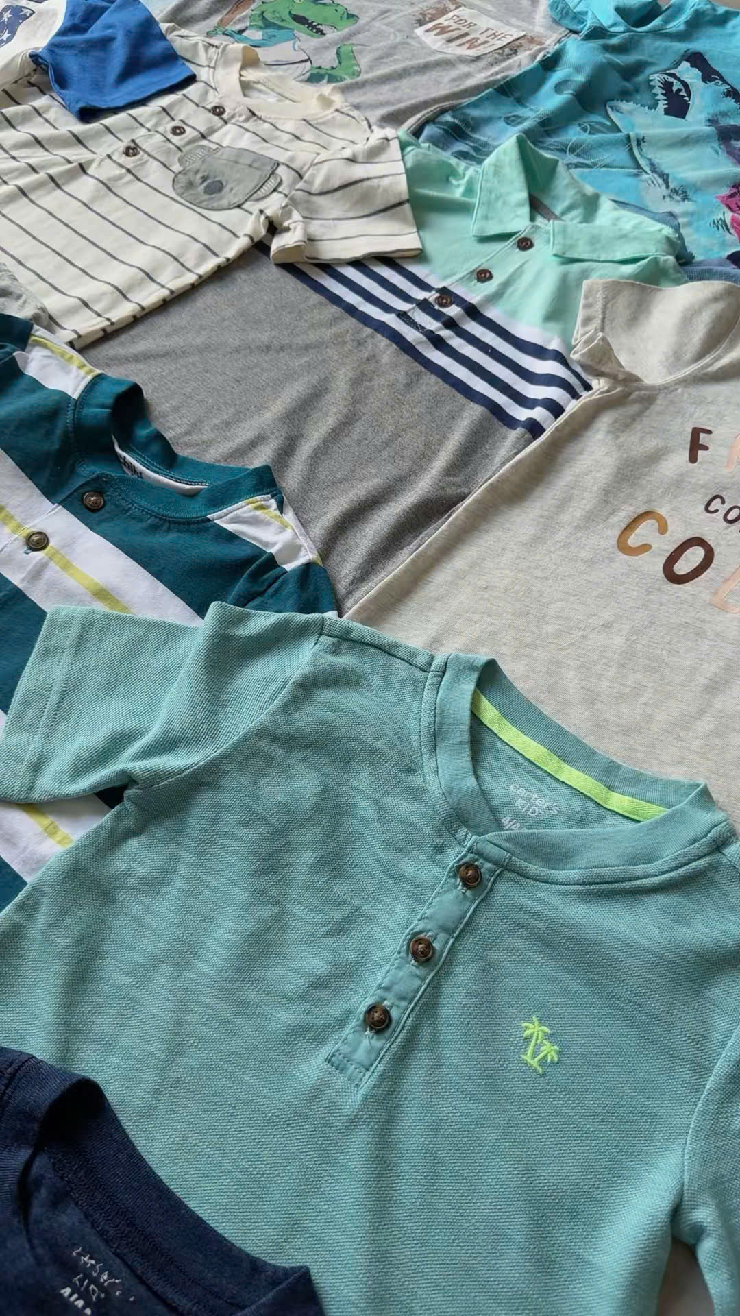 A70 SET 3 ÁO THUN CARTER BÉ TRAI