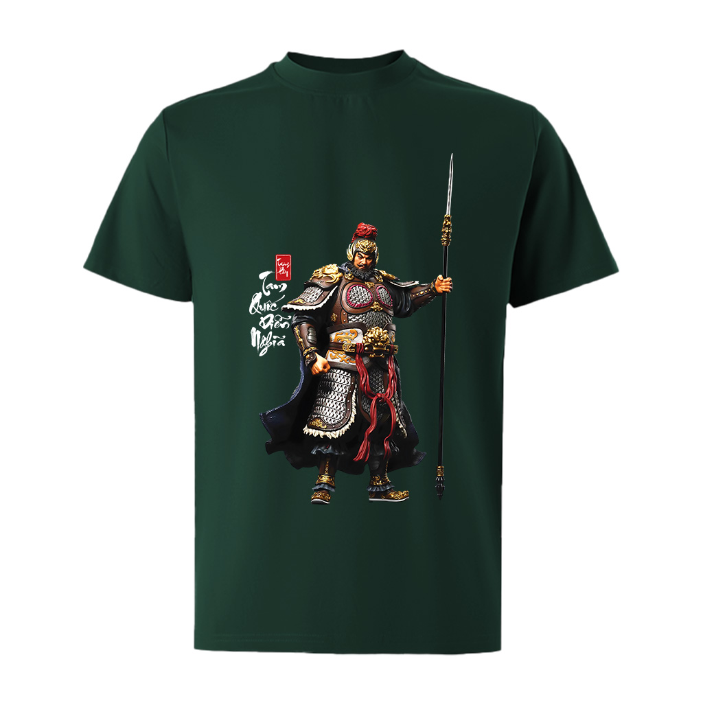 Áo phông nam tam quốc diễn nghĩa nhiều màu nhiều màu ATD1485 Miucho Iconic vải cotton in artwork_thumbnail_15