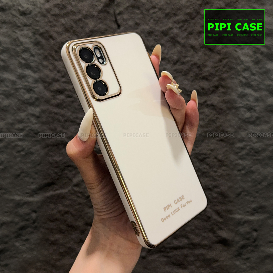 Ốp Lưng Oppo Reno 6 5G - Royal - Trắng