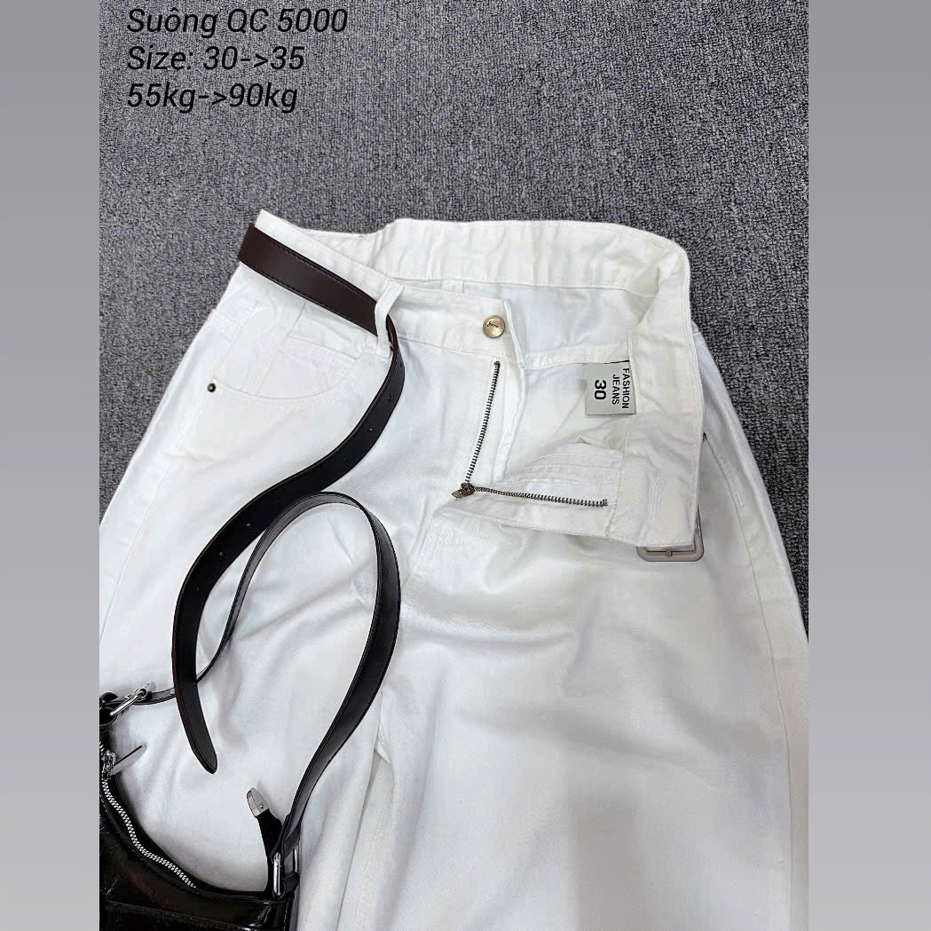 Quần jean ống suông lưng cao basic mới bigsize QJ5000 dành cho nàng béo mập từ 55-90kg_thumbnail_24