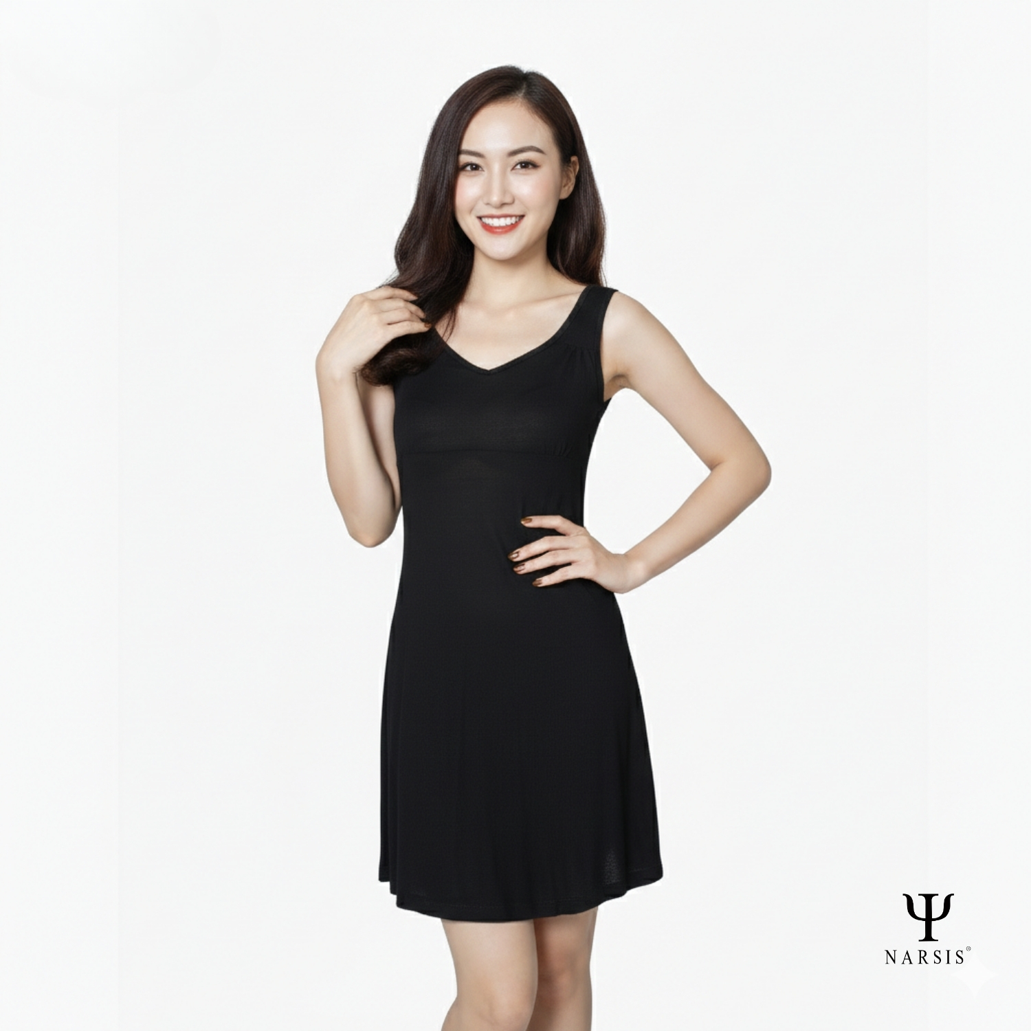 VÁY NGỦ NỮ NEW1112 NARSIS CHẤT LIỆU THOÁNG MÁT, DỄ CHỊU, THOẢI MÁI CẢ NGÀY, DỄ VẬN ĐỘNG