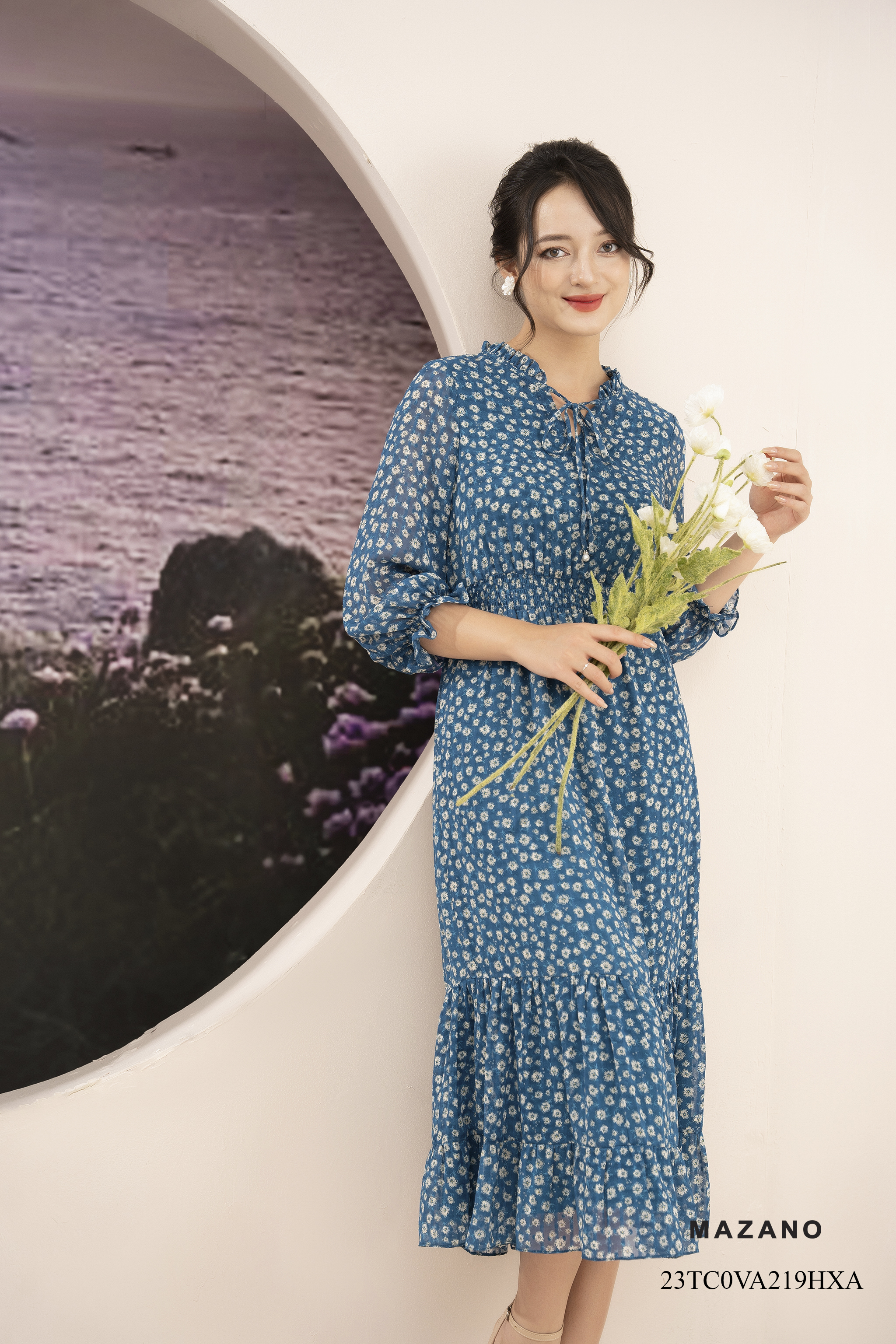 Đầm bùng eo chun, chân bèo_thumbnail_3