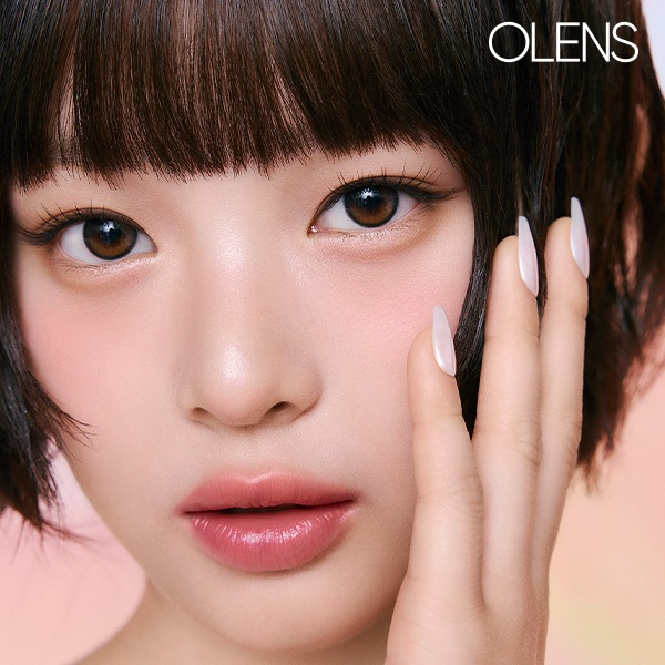 OLENS Official NewJeans Pick Glowy Black 1Month 2p Contact Lens_thumbnail_4
