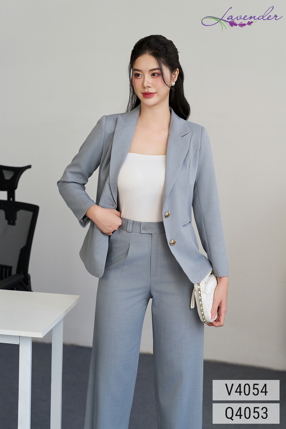 Quần âu Thời trang Lavender dáng suông Q4053_thumbnail_3