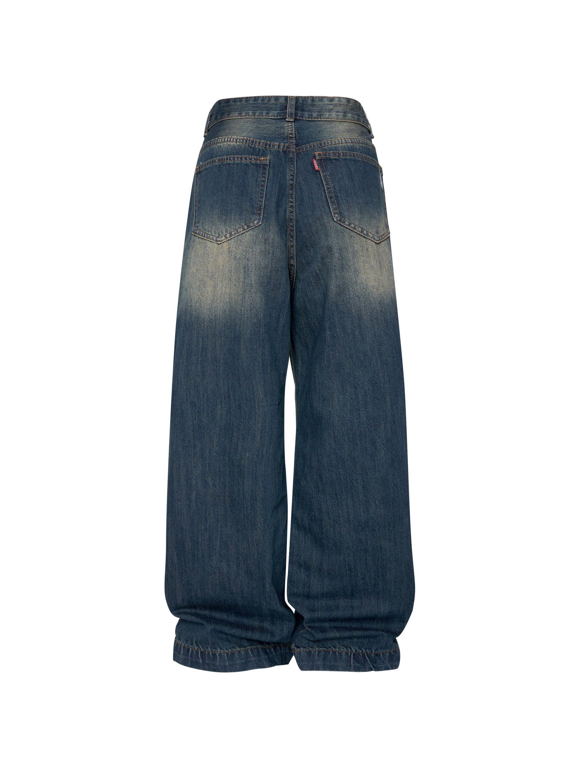 BIGSIZE - Quần jean suông thêu thỏ rách T-QJ389_thumbnail_3