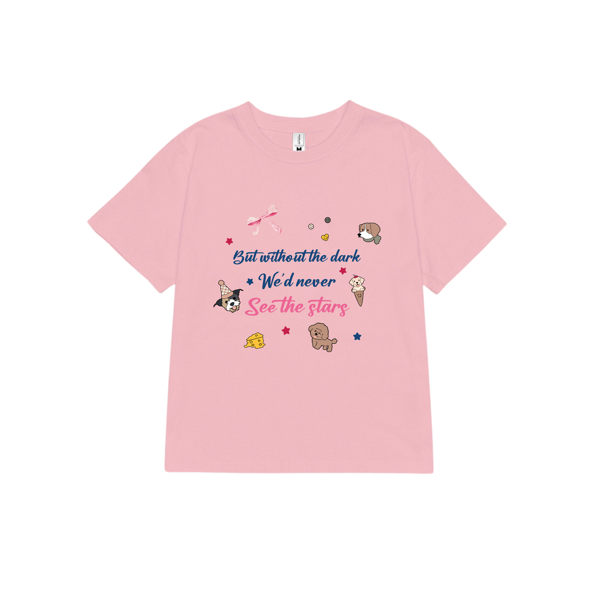 Áo thun baby tee nơ conquette xinh form ôm ABD1313 Miucho tay ngắn cổ tròn hotrend in mix_thumbnail_12