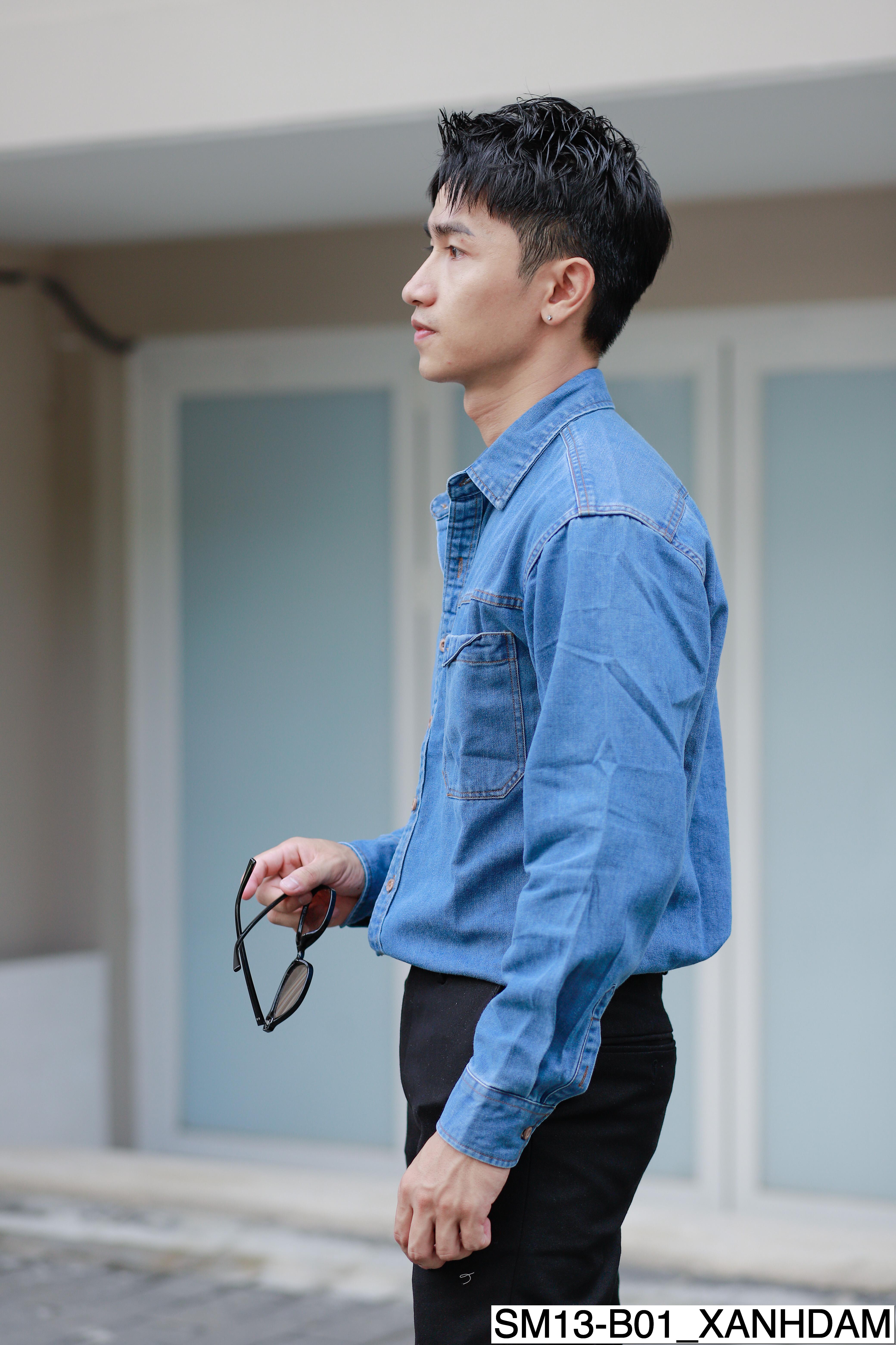 B01 SM13 - Áo sơ mi nam jeans cao cấp_thumbnail_12