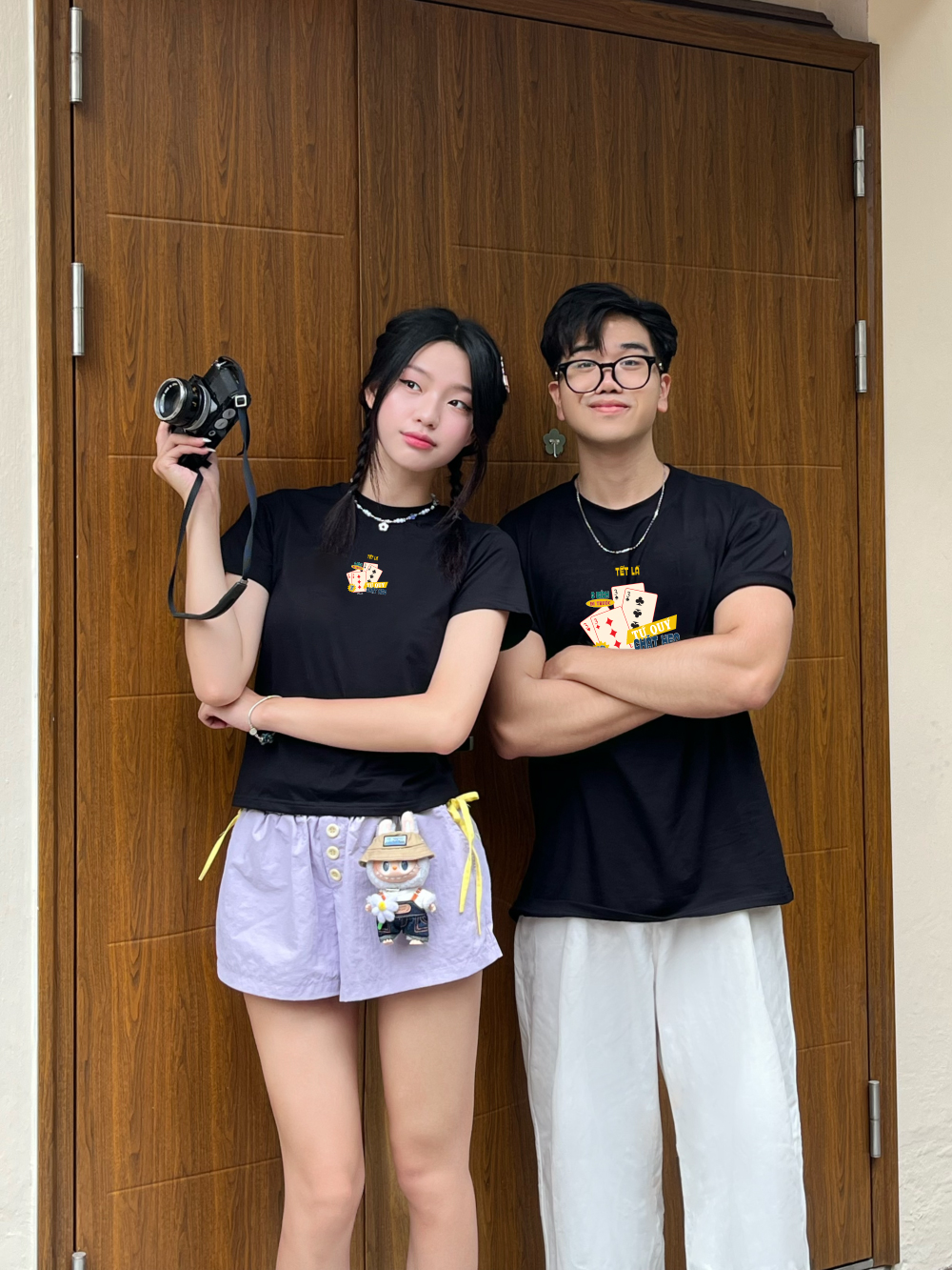 Áo thun TẾT LÀ form rộng cổ tròn chất vải cotton 4c thoáng mát Miucho BST in mix_thumbnail_5