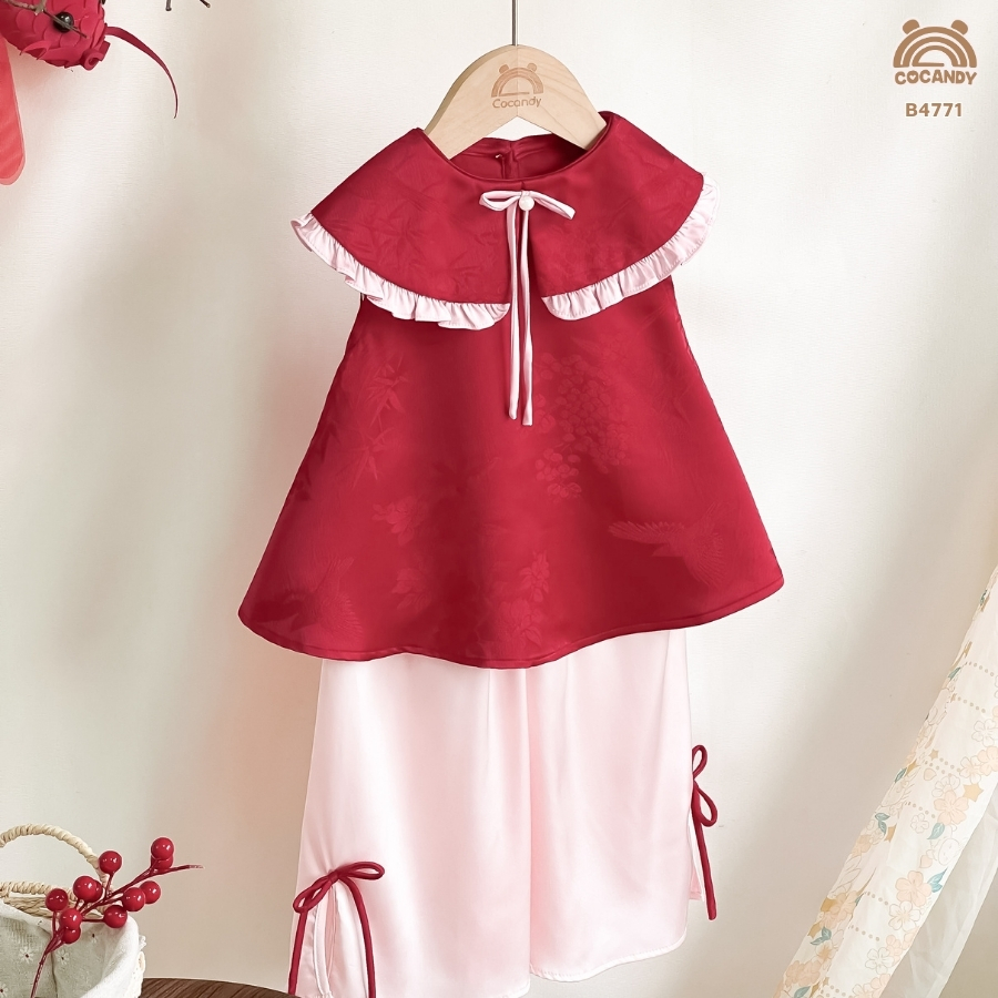 Bộ áo dài ĐỎ Liễu Nguyệt_thumbnail_1