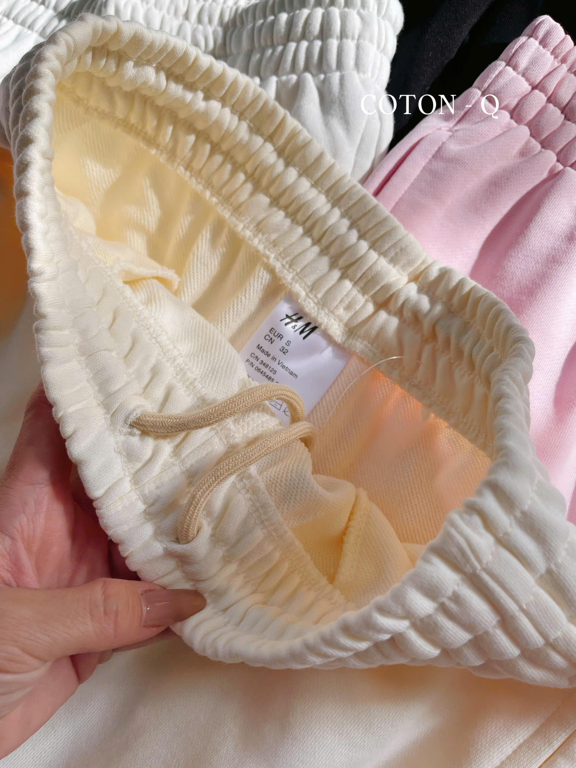 HQ291 Quần suông lưng thun  ( HỒNG )