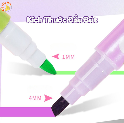 Highlight Acrylic Không Lem Màu Cho Bé 6 bút 12 màu_thumbnail_3
