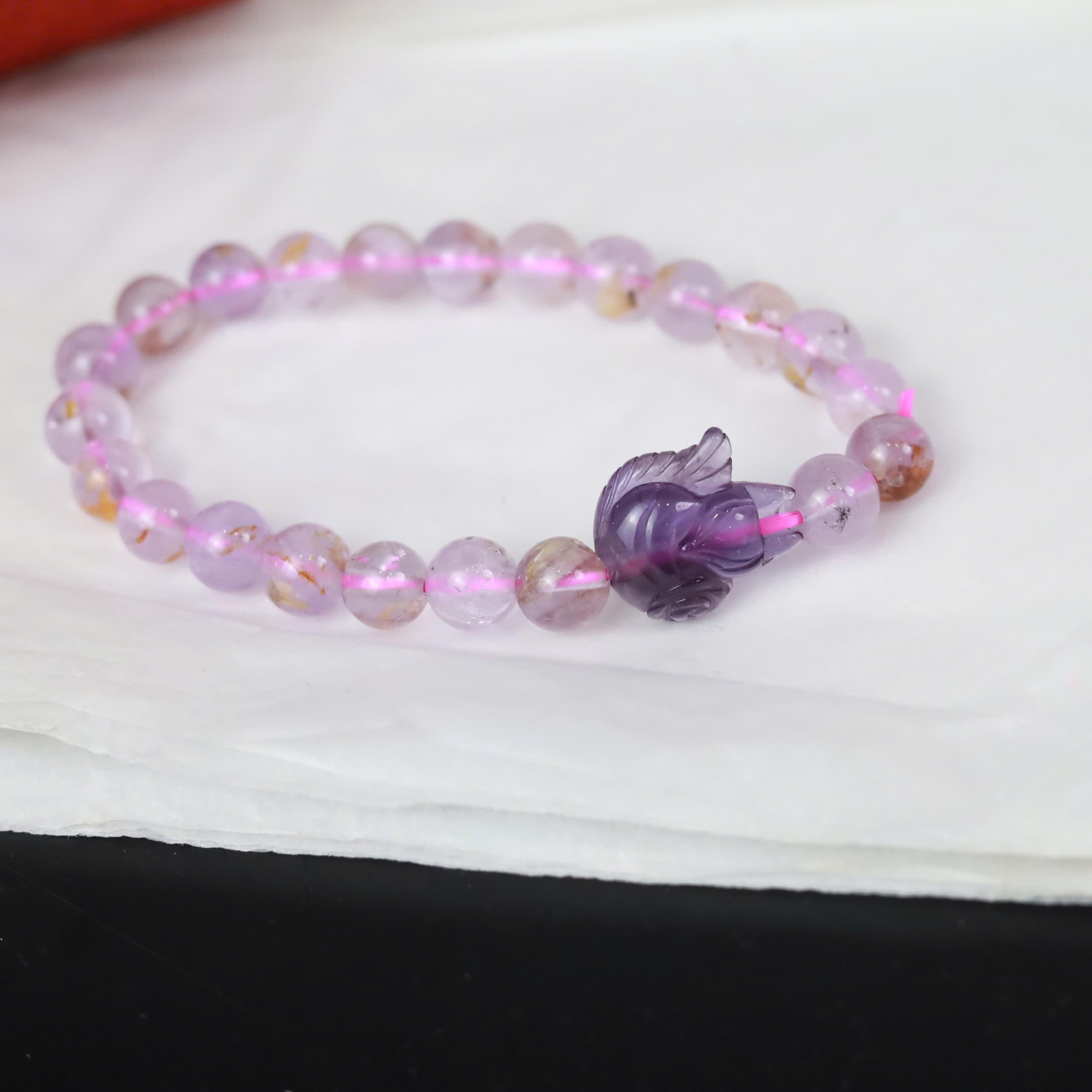 Vòng tay thạch anh tím mix hồ ly_thumbnail_4