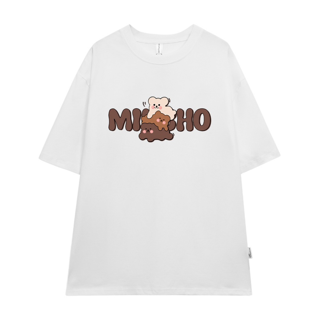 Áo phông local brand unisex ATD1190 Miucho tay ngắn vải cotton thoáng mát cổ tròn in mix_thumbnail_19