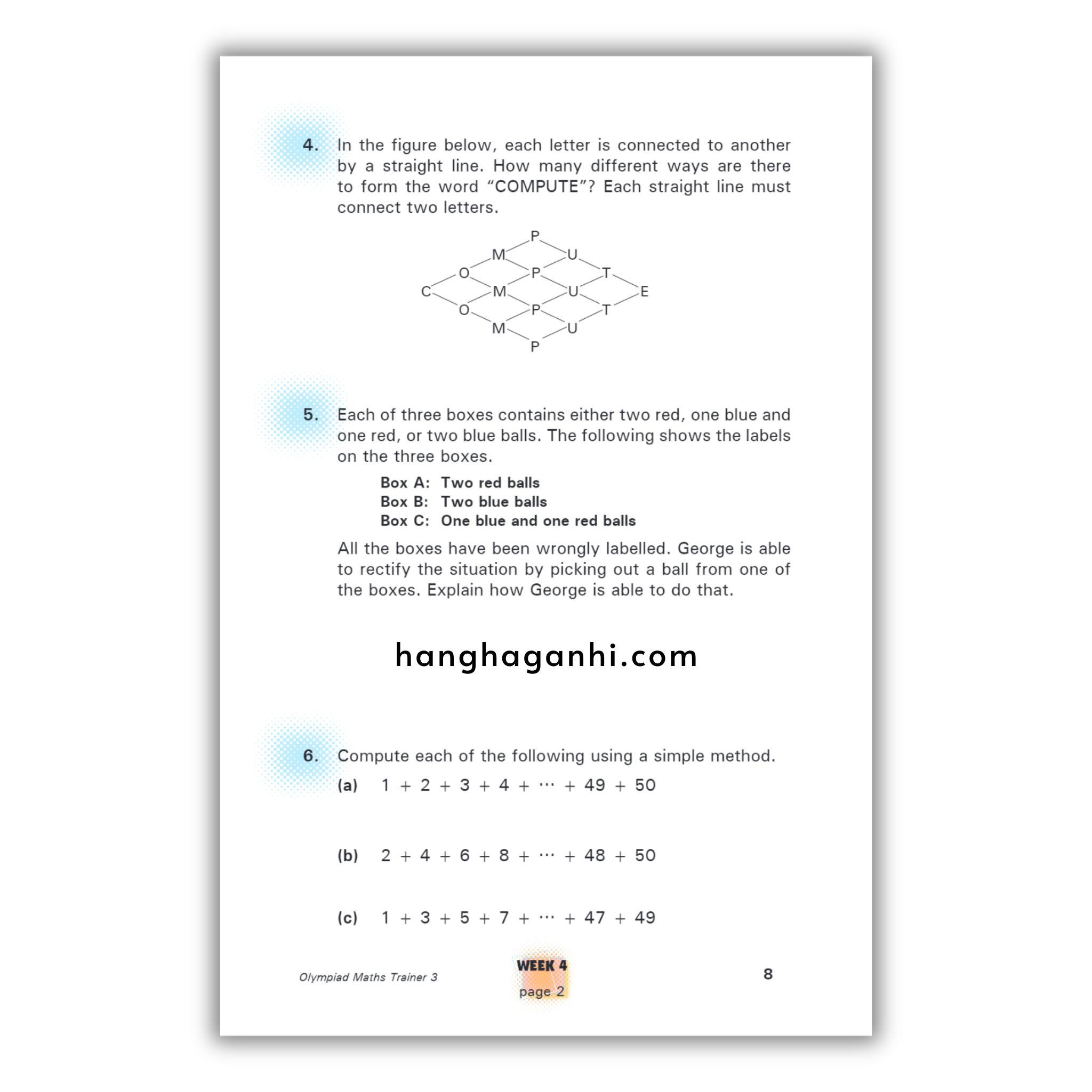 Olympiad Maths Trainer level 3- Sách Toán Tiếng Anh Singapore cho bé lớp 3_thumbnail_6