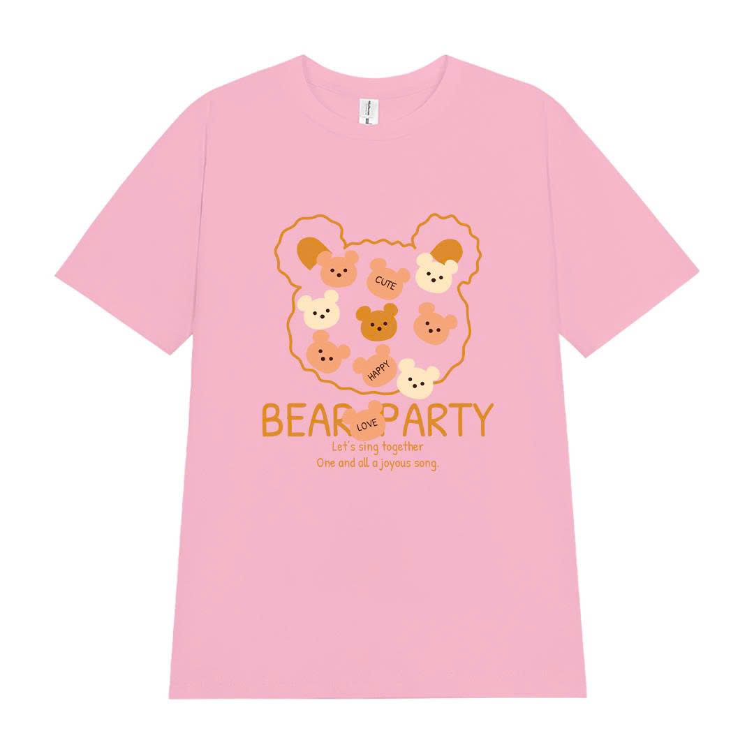 Áo thun nữ form vừa regular ARD2286 Miucho vải cotton co giãn thoáng mát cổ tròn in mix_thumbnail_11