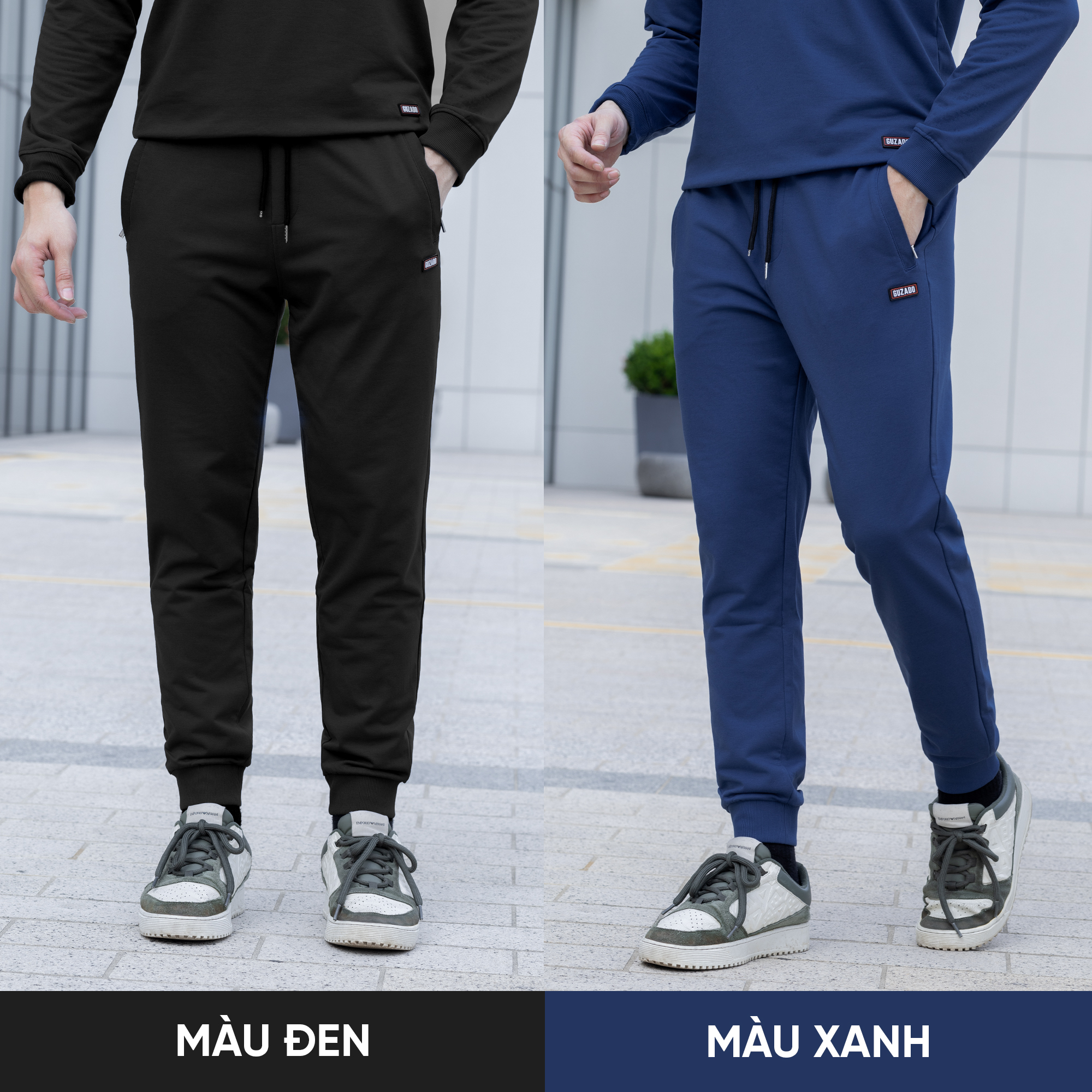 Quần Jogger Nam Casual Vải Nỉ Co Giãn Cao Cấp GQN01