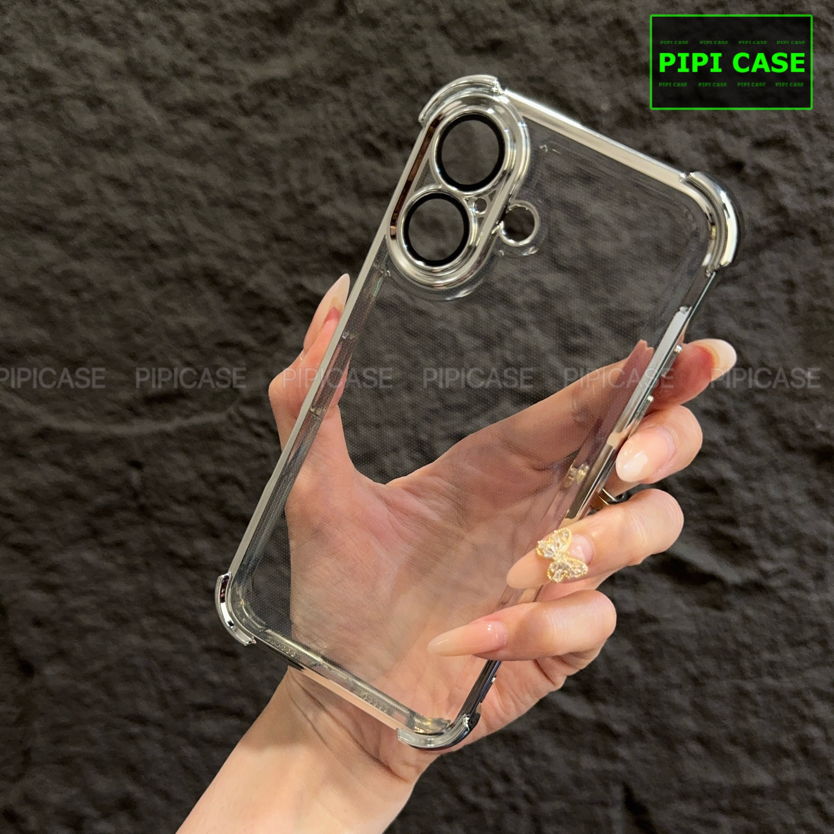 Ốp Lưng iPhone 17 - Gu - Bạc