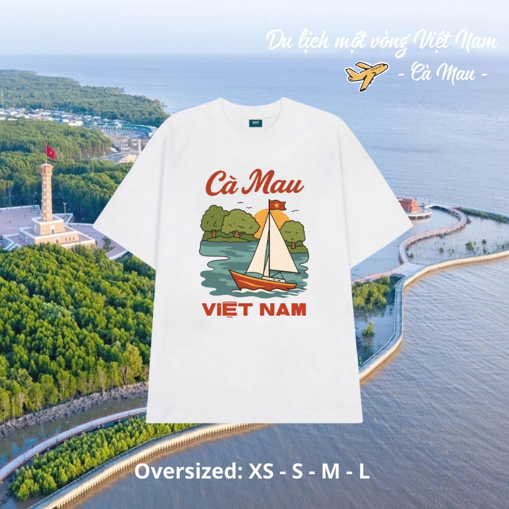 Áo thun du lịch Việt Nam, Huế, Hạ Long... dáng oversize rộng local brand We Tee - T028_thumbnail_10