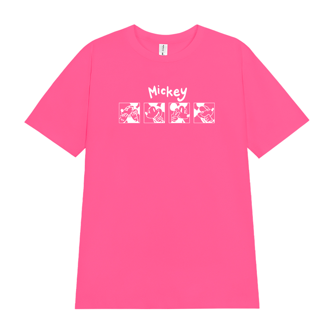 Áo thun nữ form vừa regular nhiều màu sắc ARD1486 Miucho Chic vải cotton cổ tròn in artwork_thumbnail_16