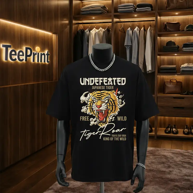 Áo thun form rộng phong cách cổ điển TeePrint 3215_thumbnail_2