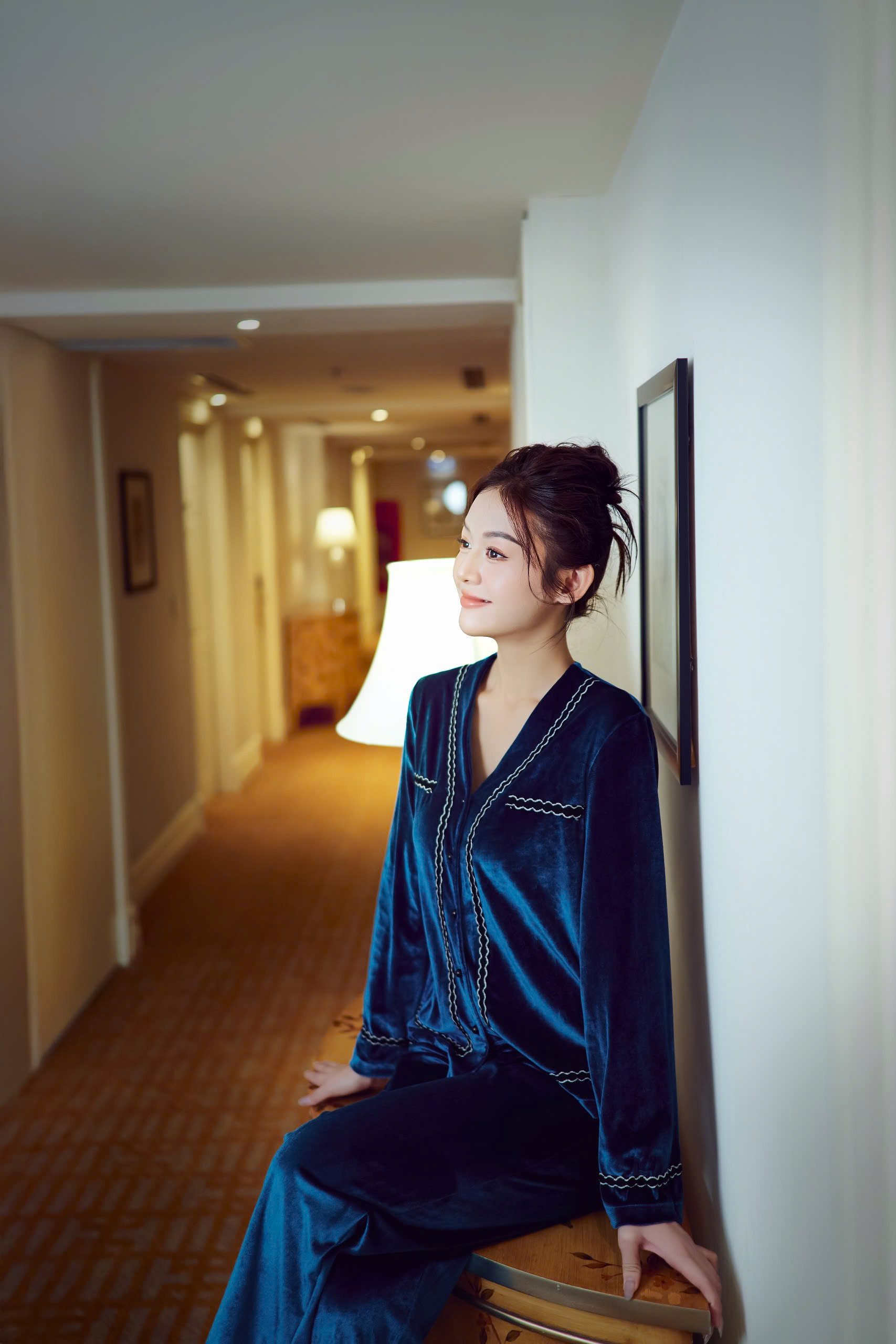 Bộ nhung áo dài, quần dài BN579_thumbnail_3