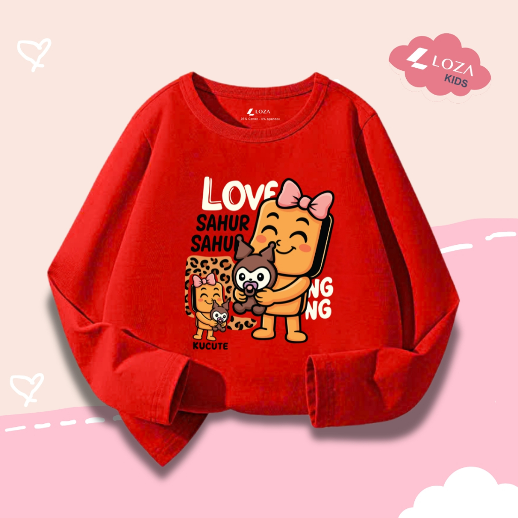Áo thun dài tay bé gái in hình SAHUR SAHUR, BALLERINA CAPUCHINA - Loza Kids  KT002_thumbnail_2